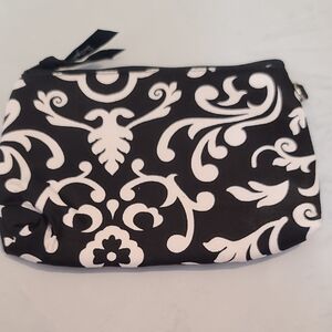 Black and White Patterned Women's Bag